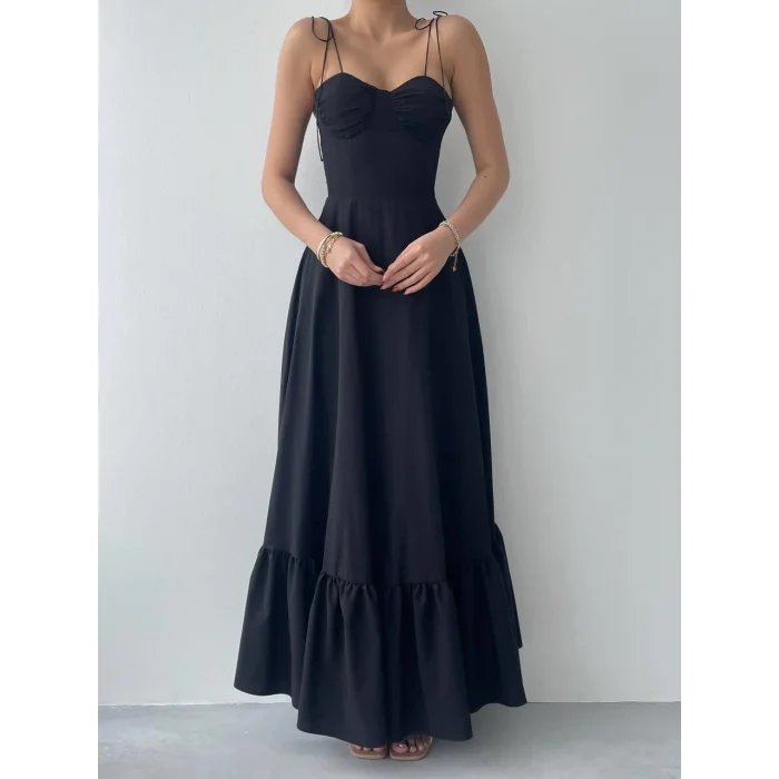 Elia İp Askılı Elbise