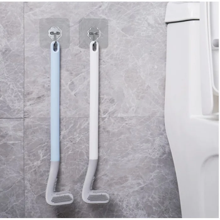Ergonomik Tasarımlı Silikon Tuvalet Fırçası