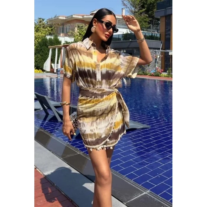 Gömlek Ve Eteği Aksesuarlı Takım 10211