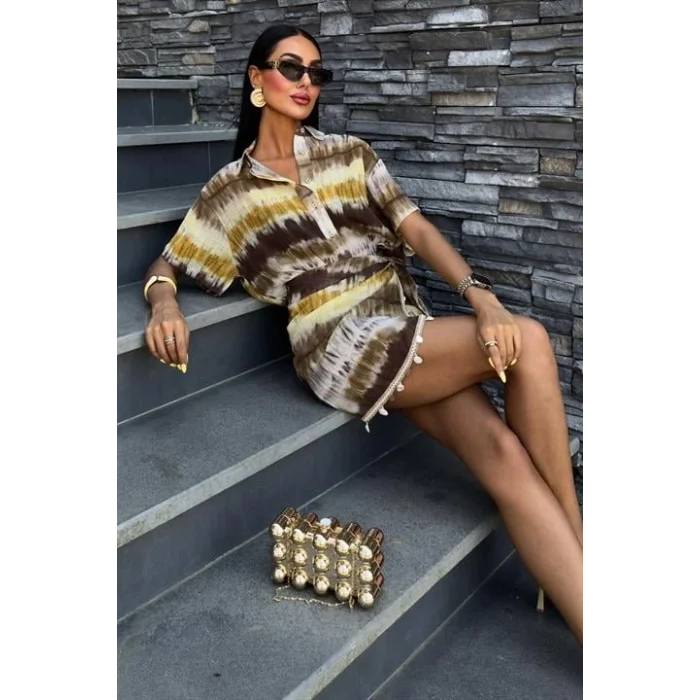 Gömlek Ve Eteği Aksesuarlı Takım 10211