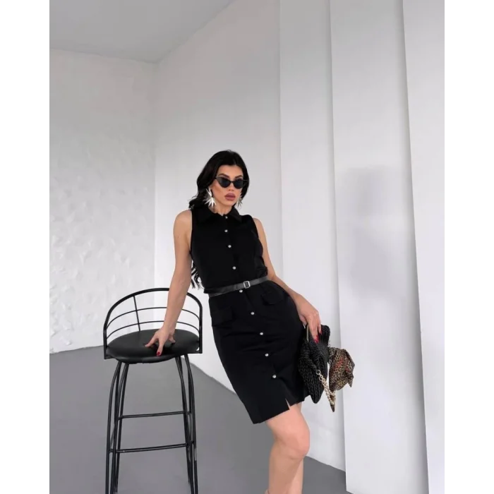 GÖMLEK YAKA ELBİSE