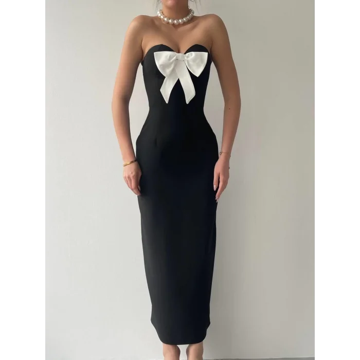 Harvoy Straplez Elbise