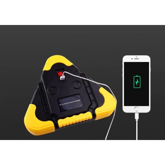 Işıklı Üçgen Led Reflektör Acil Durum Feneri