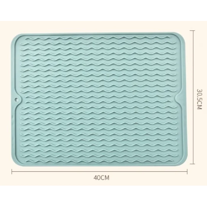 Isıya Dayanıklı Silikon Bulaşık Kurutma Matı