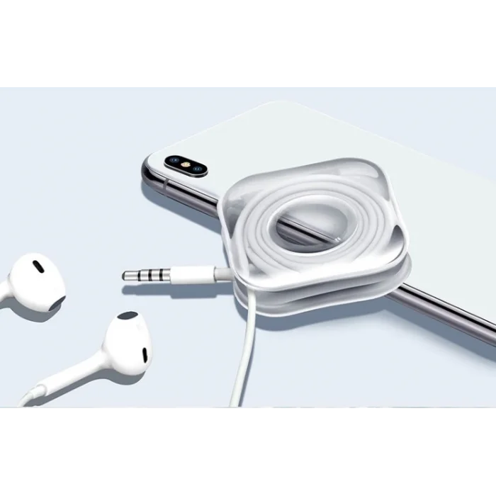 Kablo Kanallı Güçlü Yapışkan Telefon Tutucu KARE