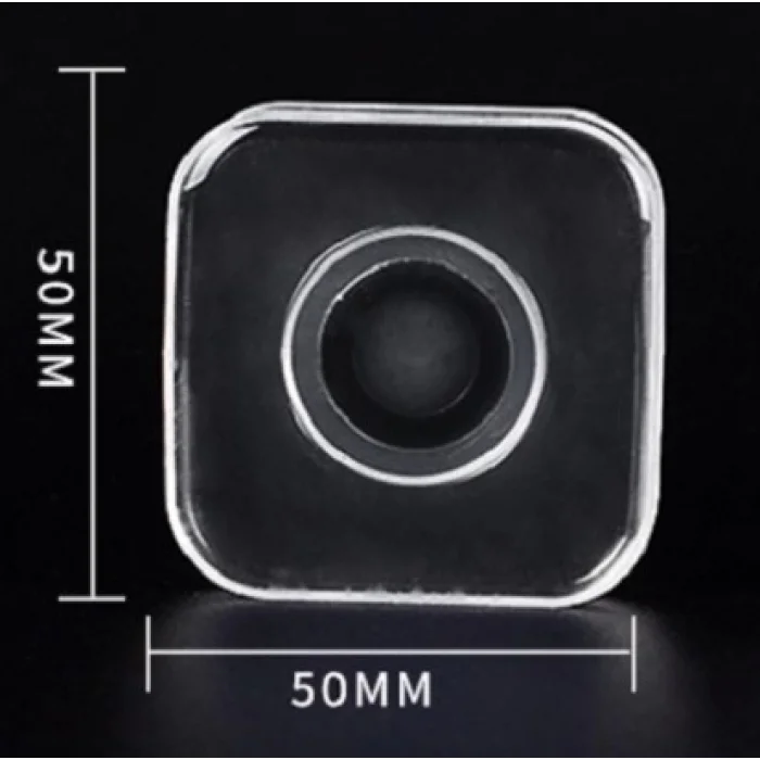 Kablo Kanallı Güçlü Yapışkan Telefon Tutucu KARE