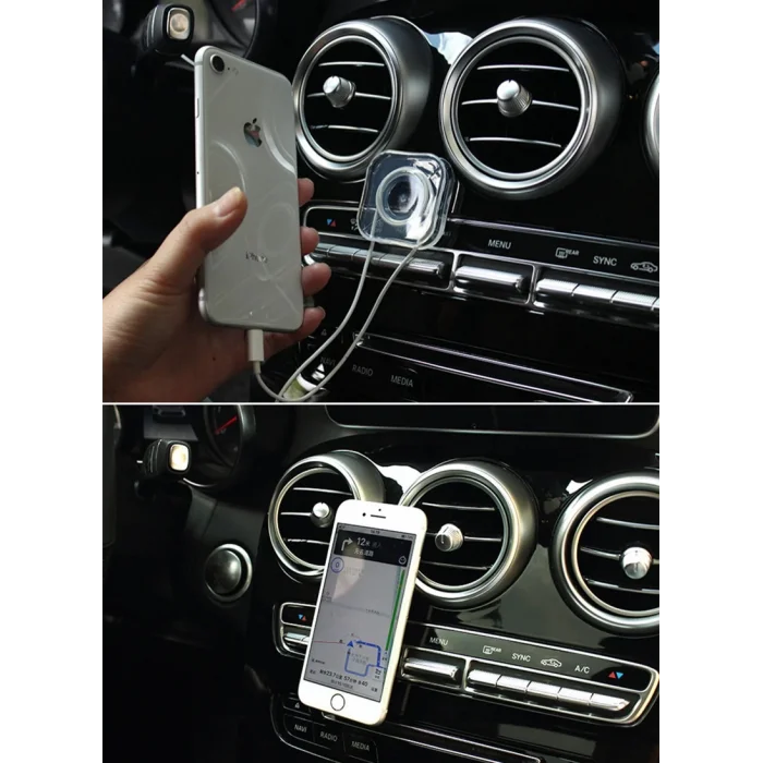 Kablo Kanallı Güçlü Yapışkan Telefon Tutucu KARE