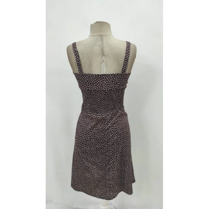 Kadın Askılı V Yakalı Beli Lastikli Yırtmaçlı Süprem Midi Elbise