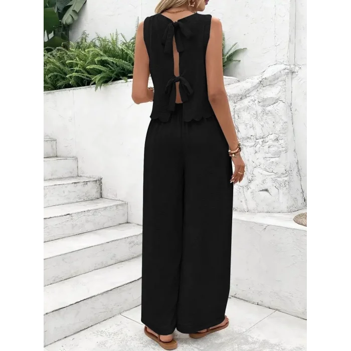 Kadın Askılı Yuvarlak Büzgü Yaka Sandy Bluz