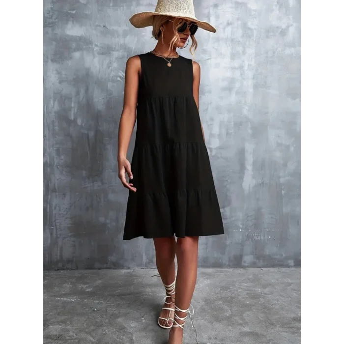 Kadın Bisiklet Yaka Aerobin Elbise