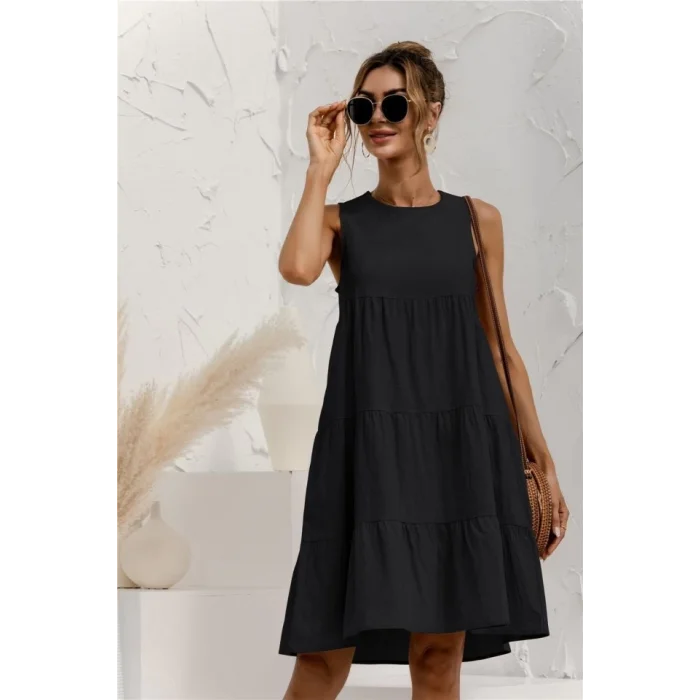 Kadın Bisiklet Yaka Aerobin Elbise