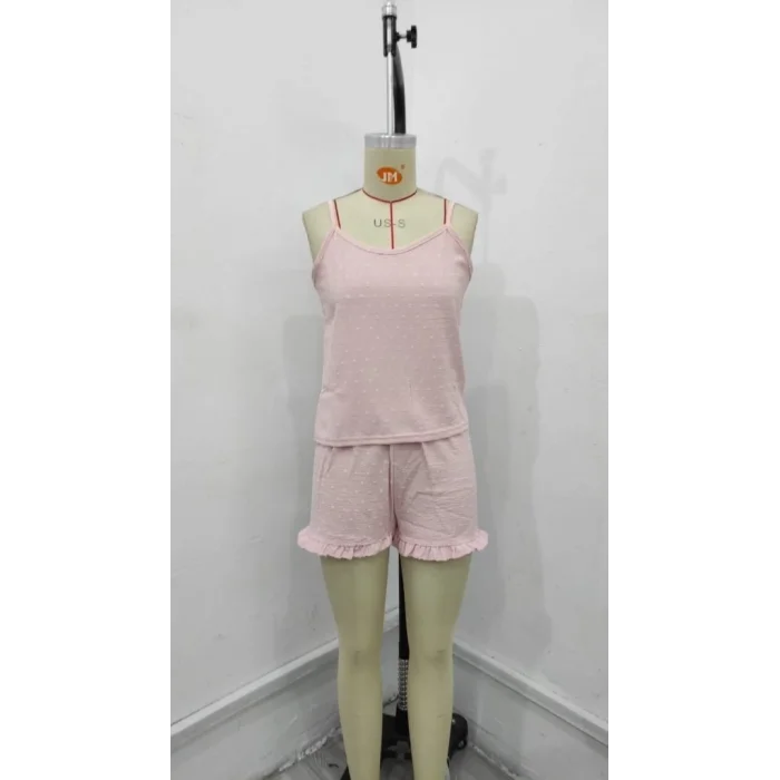 Kadın Ip Askılı Atlet Ve Alt Pon Pon Aerobin Short Takım