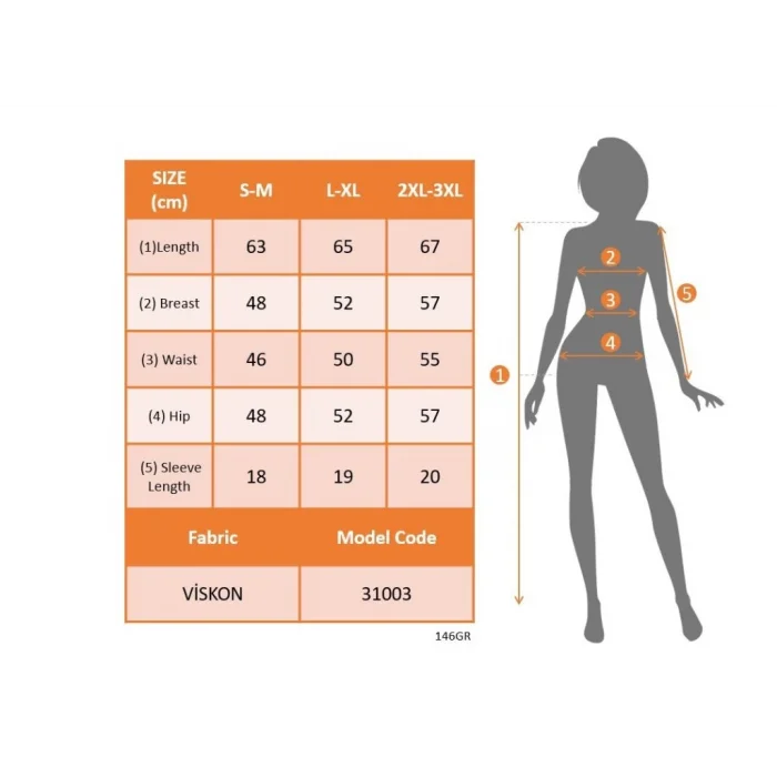 Kadın Kısa Kollu V Yakalı Viskon Bluz