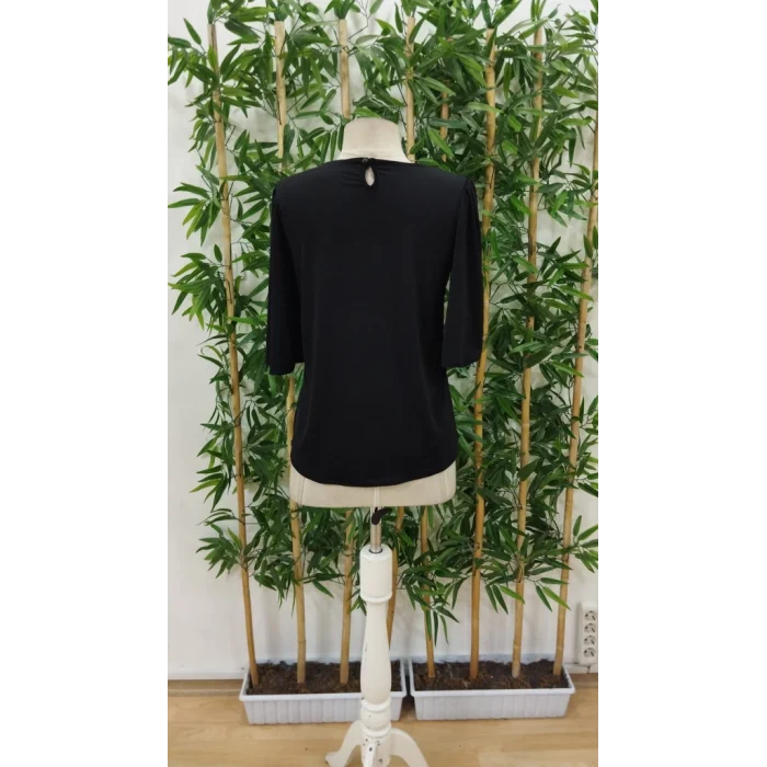 Kadın Kısa Kollu Yuvarlak Yaka Sandy Bluz