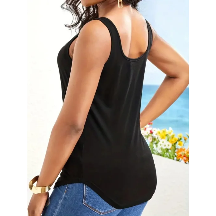 Kadın önden çapraz Detay şerit Askılı Viskon Bluz