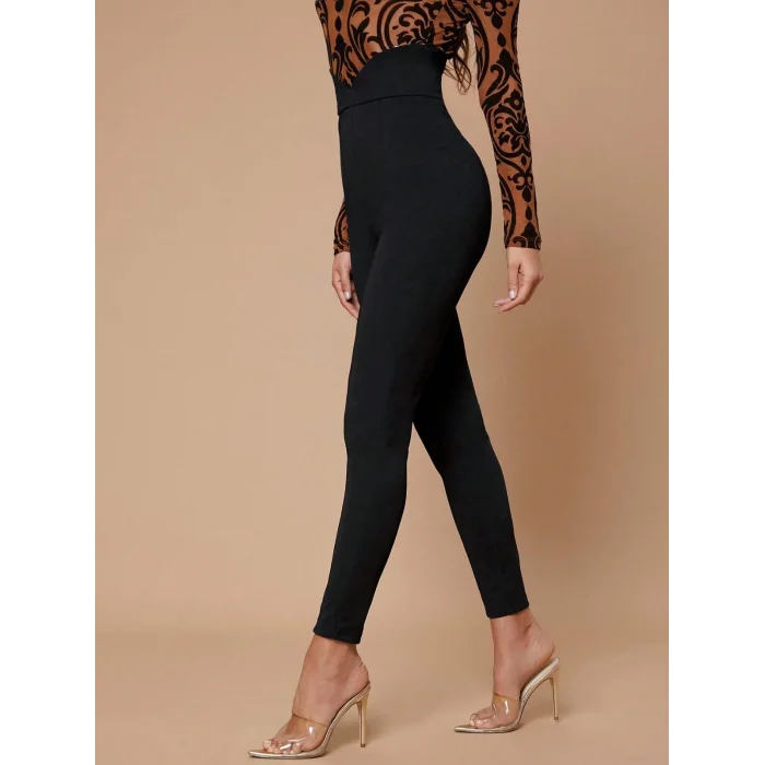 Kadın Siyah Krep Kumaş Pantolon