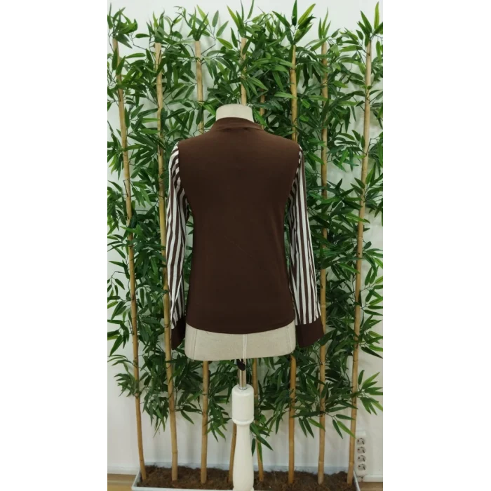 Kadın Uzun Kollu Balıkçı Yaka Bürümcük Bluz