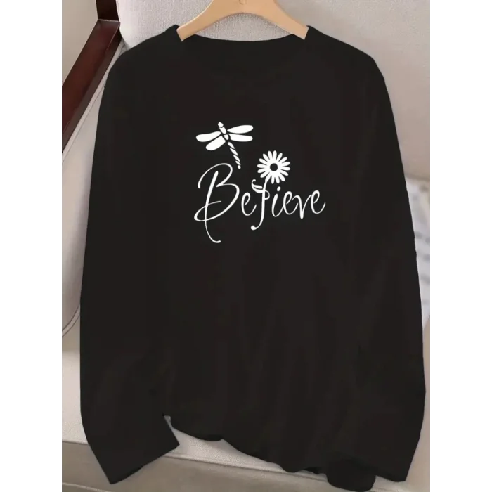 Kadın Uzun Kollu Bisiklet Yaka çiçek Desenli Viskon Bluz