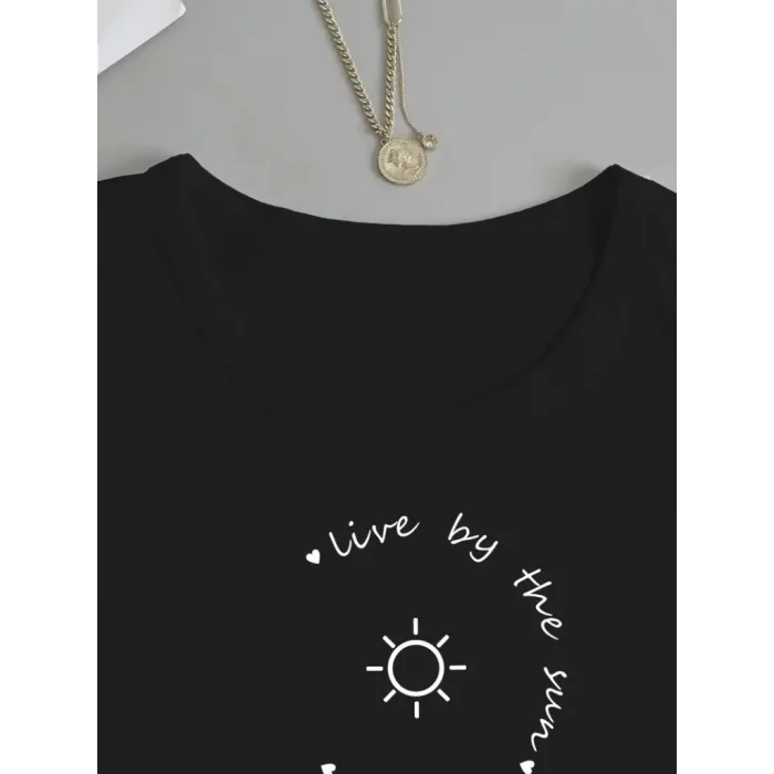 Kadın Uzun Kollu Bisiklet Yaka Desenli Viskon Bluz