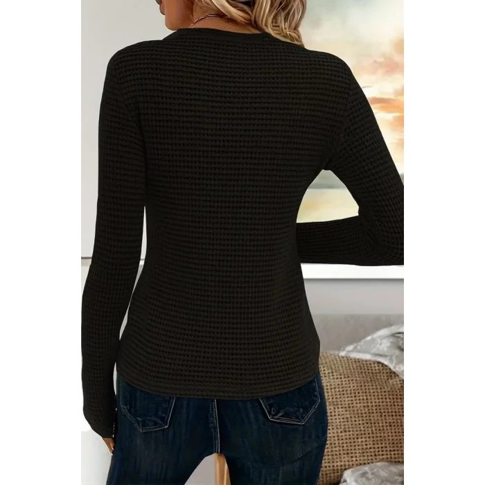 Kadın Uzun Kollu Bisiklet Yaka Triko Kazak