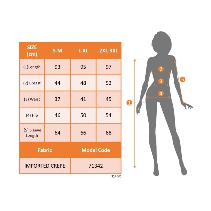 Kadın Uzun Kollu Kruvaze Yaka Beli Düğme Detay Krep Elbise