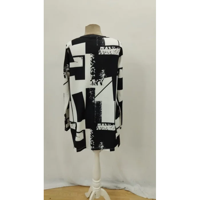 Kadın Uzun Kollu önü Açık Desenli Modal Kısa Ceket