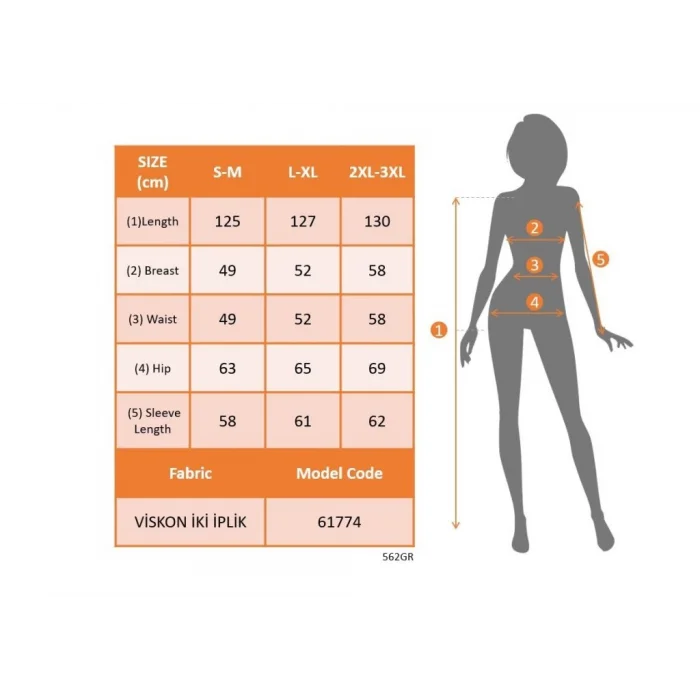 Kadın Uzun Kollu Yakalı önden Fermuarlı Uzun Viskon Iki Iplik Elbise