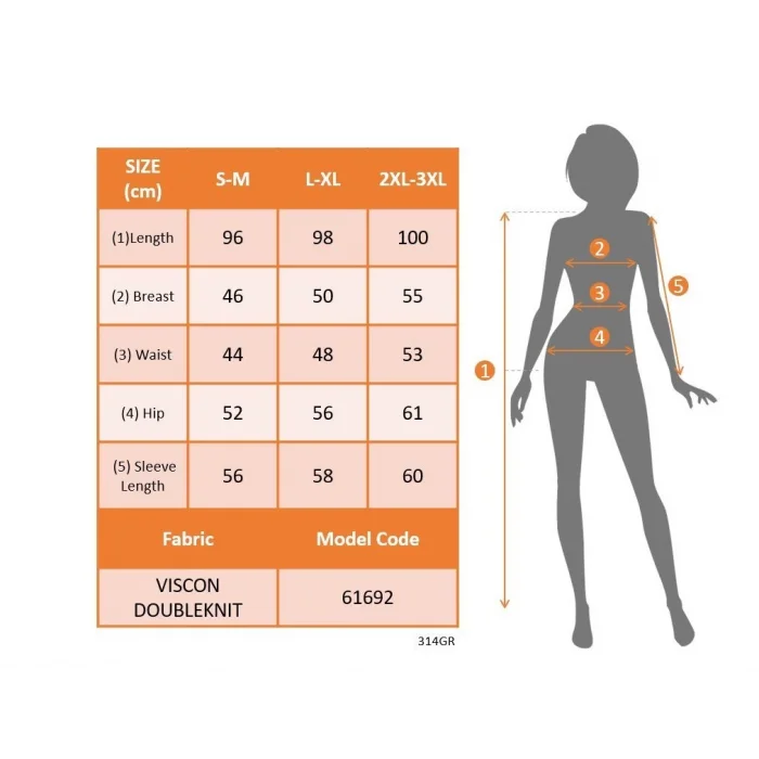 Kadın Uzun Kollu Yuvarlak Yaka Midi Viskon Iki Iplik Elbise