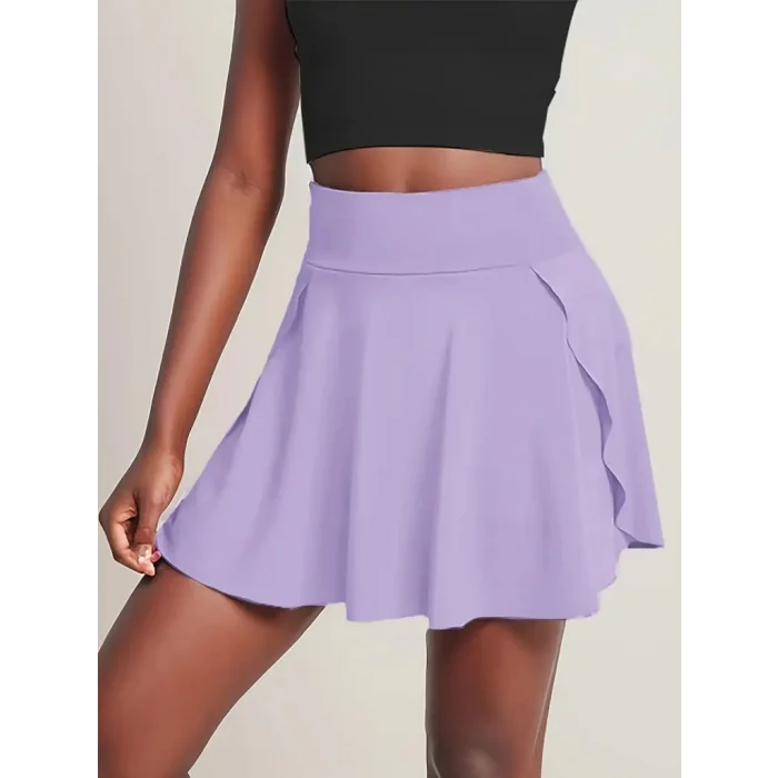 Kadın Yüksek Bel Cepli Sandy Short Etek