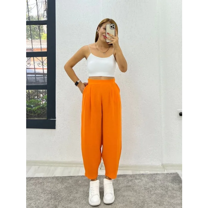 Kadın Yüksek Bel Hürrem Pantolon