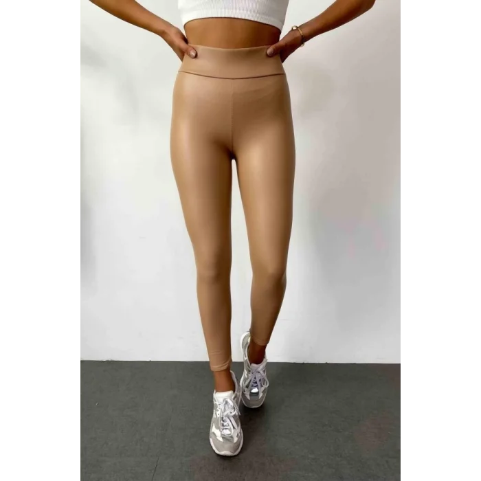 Kadın Yüksek Bel Içi şardonlu Fırsat ürün Toparlayıcı Tayt