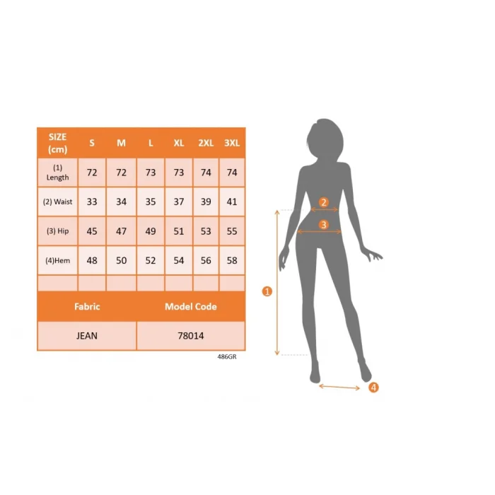 Kadın Yüksek Bel önden Yırtmaçlı Cepli Midi Kot Etek