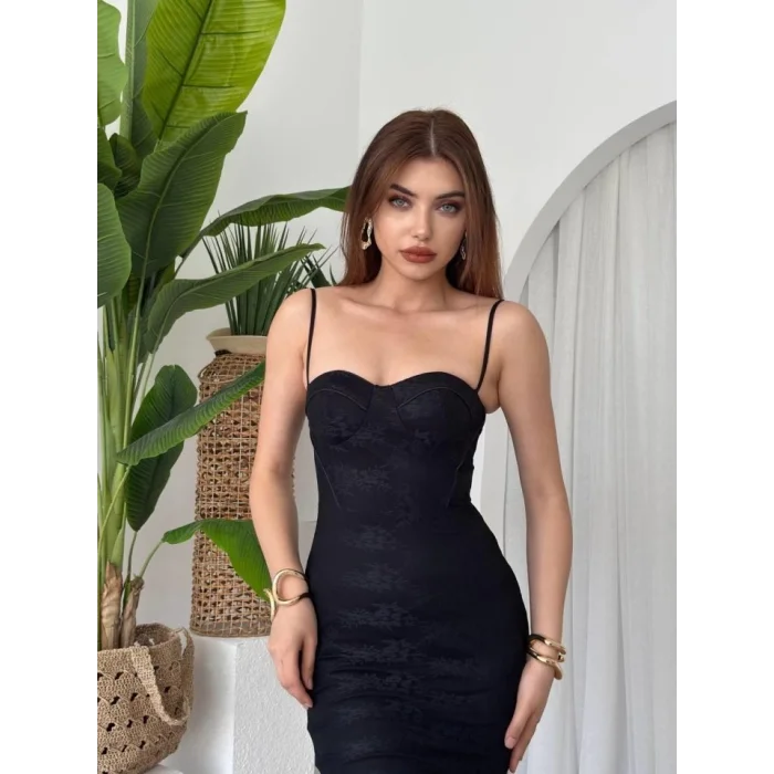 Kalıse İp Askılı Elbise