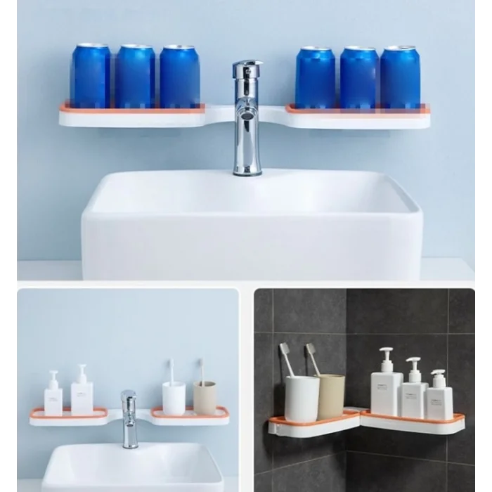 Katlanabilir Çok Amaçlı Köşe Rafı