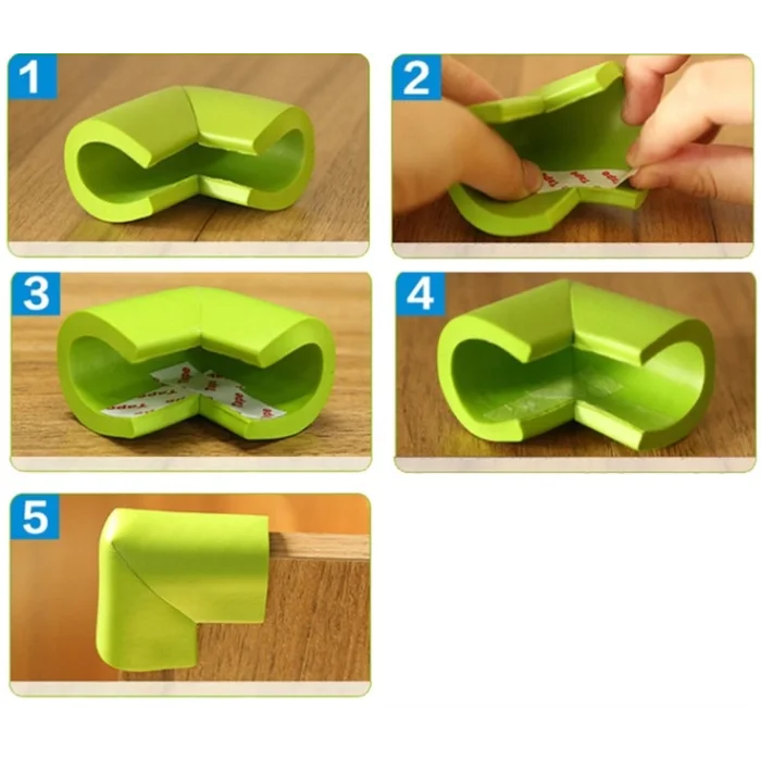 Kauçuk Masa Kenar Koruyucu (4lü Set)