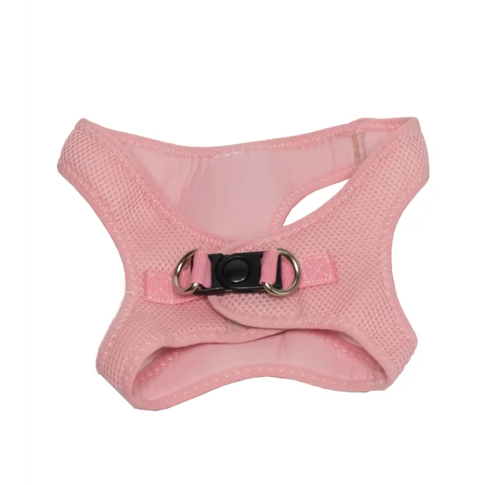 Kedi Köpek Göğüs ve Gezdirme Tasması, Pembe (L)