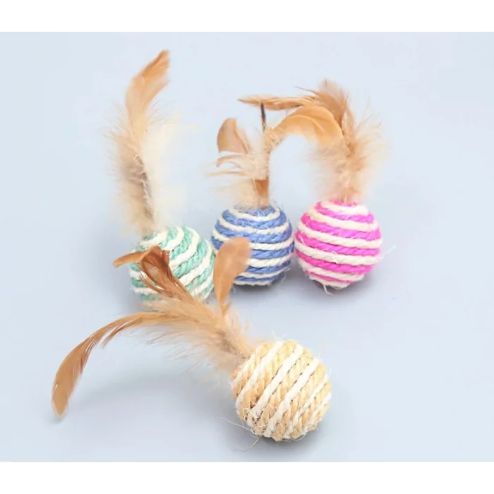 Kedi Köpek Oyun Topu Tüylü