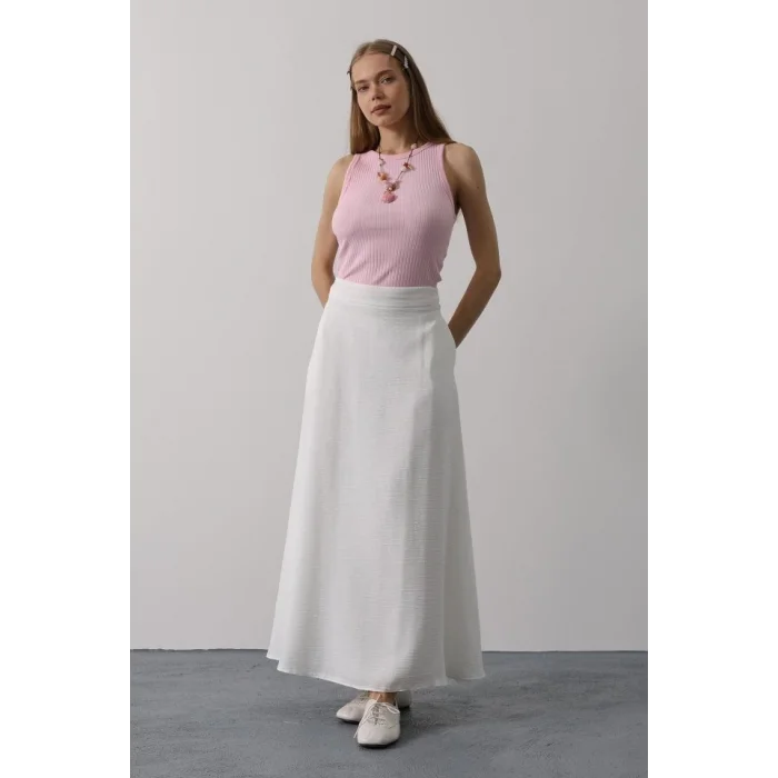 Keten Etek - Beyaz