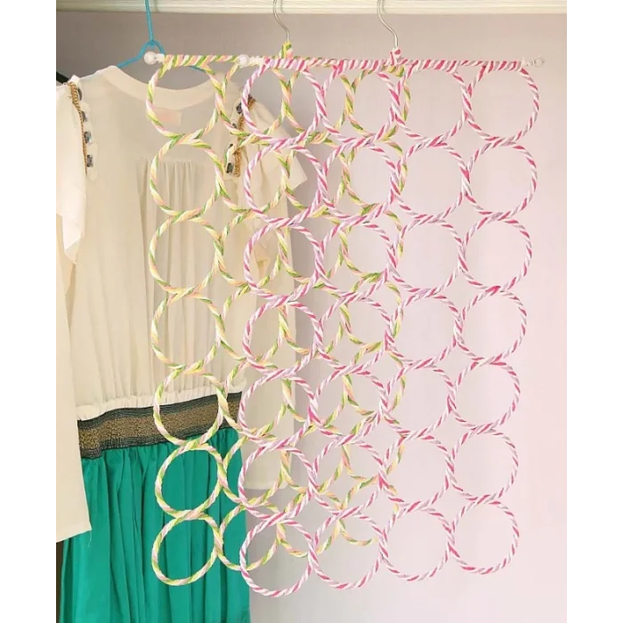 Kravat ve Şal Askısı 28 Halkalı