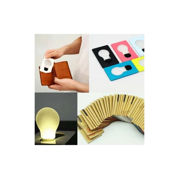 KREDi KARTI ŞEKLİNDE CEP FENER LAMBA