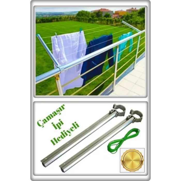 Küpeşte Uyumlu Pratik Çamaşır Askısı