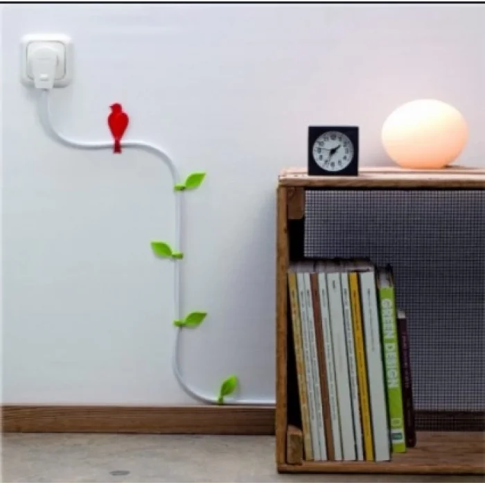 Kuş ve Yaprak Kablo Sabitleyici Danhao Wire Blooms