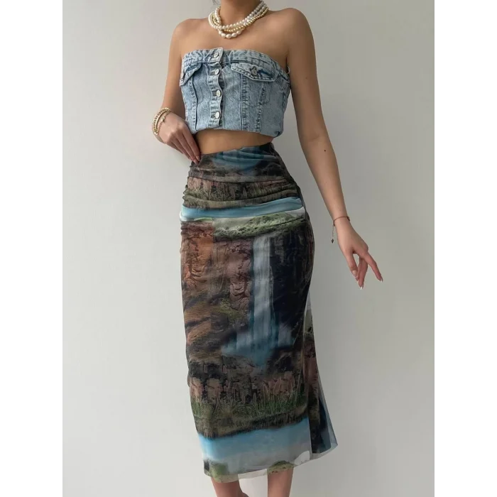 Lara Transparan Midi Etek