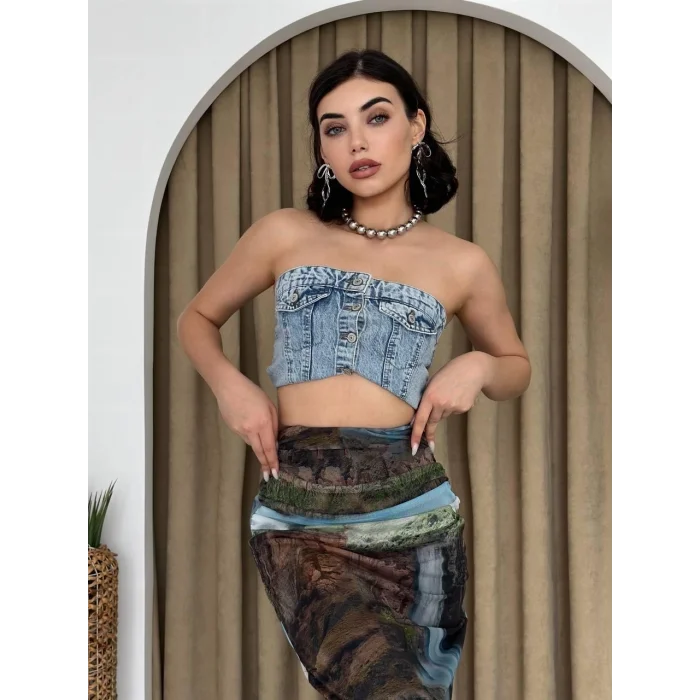 Lara Transparan Midi Etek