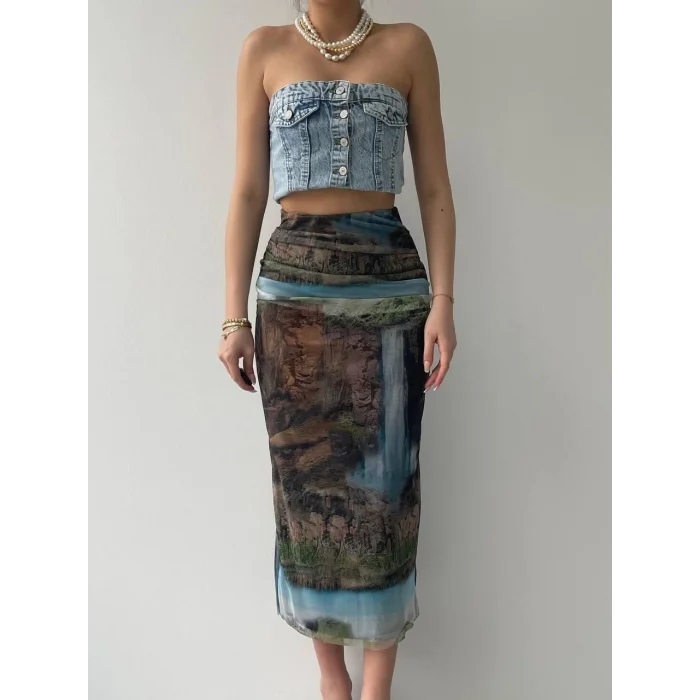 Lara Transparan Midi Etek