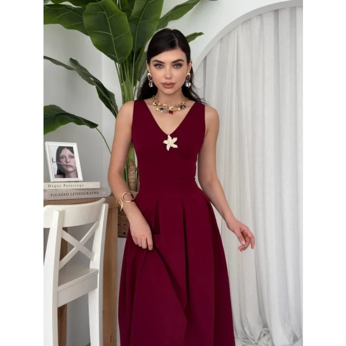 Late Yıldız Detaylı Elbise