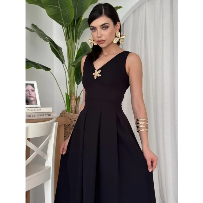 Late Yıldız Detaylı Elbise