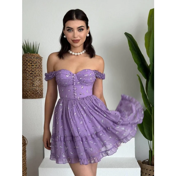 Lena Çift Askılı Elbise