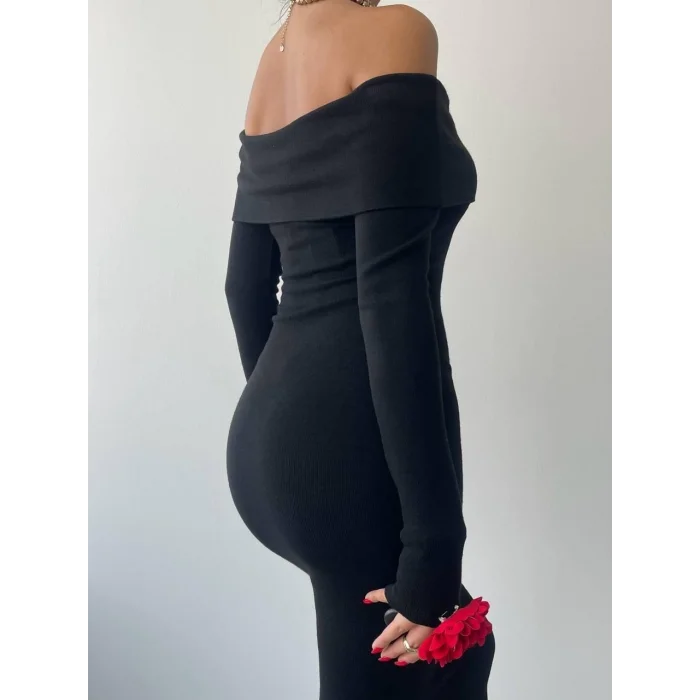 Livora Gül Detay Elbise