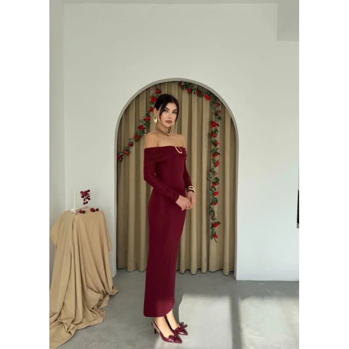 Maca Straplez Elbise